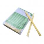 Chinese food custom size biodegradable sushi disposable brown natural edible chopsticks for sale