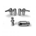 Silver/Yellow Quick Disconnect Ball Joint Fuel Shut-Off Cable Ball Joint for Machinery for sale