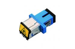 China SC SX Metal Avoid Laser Fiber Optic Adapter/Coupler with Flange supplier