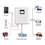 48V 6kw Hybrid Inverter Low Voltage IP65 Single Phase On/Off Grid Solar Inverter Pure Sine Wave 48V 6kw Solar Inverter with MPPT for sale