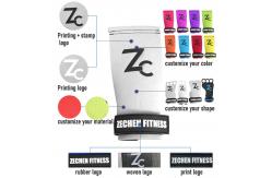 China Gym fitness suede microfiber leather no hole Crossfit hand grips supplier