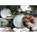 ODM Fine Rusted Color 12Pc Ceramic Tableware Sets For 4 for sale