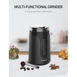 Shardor Small Portable Burr Grinder Electric Mill Spice Black Multi-Functional