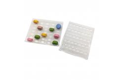 China 6 Pack Custom Macaron Clear Tray Recyclable Plastic Macaron Chocolate Tray supplier
