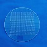 Transparent Quartz Glass Plate Heat Resistance Processing Laser Drilling With Hole
