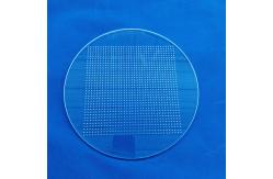 China Transparent Quartz Glass Plate Heat Resistance Processing Laser Drilling With Hole supplier