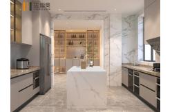 China Modern Elegance U Shaped Stainless Steel Kitchen Cabinet With Seamless Integration supplier