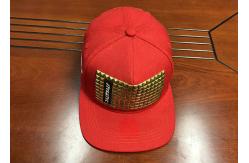 China Rivet Chain Personalized Child Snapback Hats Flat Brim 85% Acrylic + 15% Wool supplier