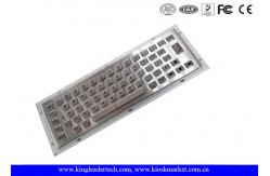 China NEMA4 High Vandal-Proof Industrial Mini Metal Keyboard For Kiosk Applications supplier