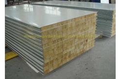 China Customized Fireproof Fiber Glass Wool Metal Sandwich Panels For Wall Board supplier