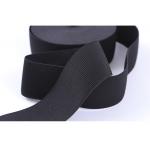 Large Stock Cheap 2 Inch Black Polyester Knitted Elastic For Garment