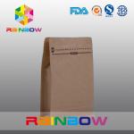 Customized Natural Brown Paper Bags For Beef Jerky Packaging for sale