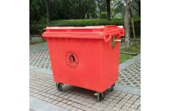 China 660 Liter Plastic Waste Container Trash Bin Waste Bin Garbage Can supplier