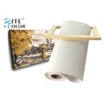 Outdoor Poster Printing Matte Polyester Inkjet Canvas Blank White 280gsm