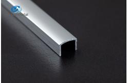 China T5 Aluminium U Profile Channel 0.8-1.2mm Thickness Anodised Polished supplier