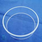 Factory custom high temperature resistant quartz glass tube quartz glass ring for sale