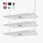 Dimmable Led Linear High Bay Light Hanging Highbay Shop Lighting Fixtures For Workshop for sale