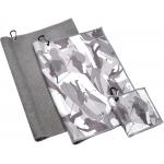 Custom Logo Microfiber Waffle Towel For Sports Golf for sale