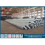 25-40FT Galvanized Tubular Steel Pole Octagonal Electric Distribution Q345 for sale
