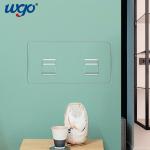 WGO Self Adhesive Shower Caddy , Washable And Reusable No Drill Wall Hook for sale