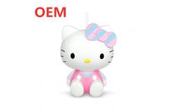 China OEM Customized 3D Cartoon Plastic Popcorn Bucket with Lid supplier