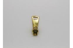 China Clothing / Handbag / Hat Unique Zipper Pulls , Fix Brass Zipper Pulls Anti - Oxidant supplier