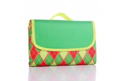 China Fashionabe Outdoor Picnic Blanket Waterproof Backing 2 - 4 Man Use supplier