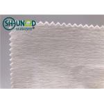 Wool Necktie Interlining Plain Weave / Polyester Interlining Fabric with Good Elasticity