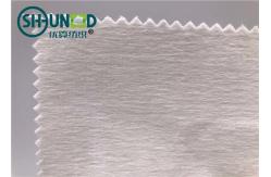 China Wool Necktie Interlining Plain Weave / Polyester Interlining Fabric with Good Elasticity supplier