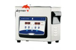 China Lab Instrument Stainless Steel Ultrasonic Cleaner 3L 40Khz 120W Digital Timer Heated supplier