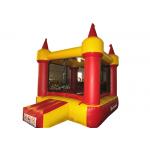 Red small inflatable jump castke house for kids under 7 years inflatable mini bouncer castle for sale