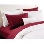 Sateen Stripe Sheets Polyester Cotton Bedsheets 4pcs Bedding Set for sale