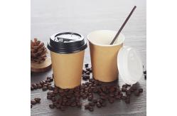 China Bio-Degradable PE Coating Takeaway kraft Paper Cups For Hot/Cold Drinking supplier