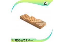 China wholesale kitchen knife set with bamboo knife block supplier