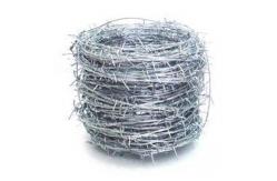 China Hot Dip Galvanized Barbed Wire , PVC Coated Barded Wire For Protection supplier