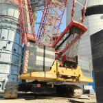 Good Safety 500T Crawler Crane Equipment Used For Engineering Hydraulic Crawler for sale