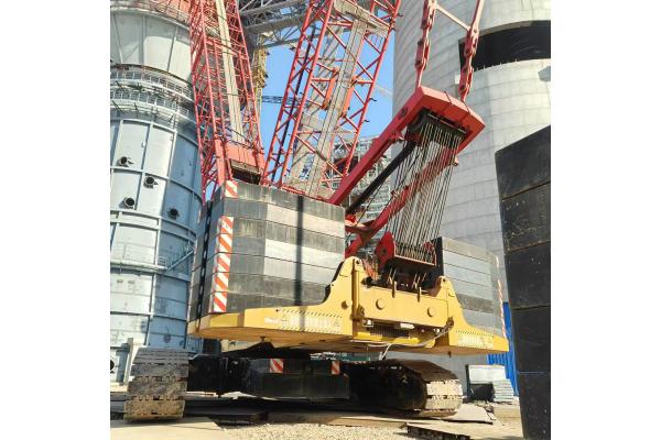 Good Safety 500T Crawler Crane Equipment Used For Engineering Hydraulic Crawler