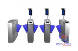 China 304 Stainless Steel Facial Recognition Turnstile Security System 600mm Passage Width supplier