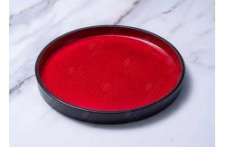 China Impact Resistance Straight Ceramic Dinner Plate Microwave Safe supplier