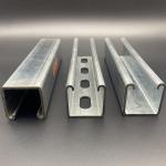 41x41x2.5mm Customized Slotted Plain Unistrut Strut Channel for sale