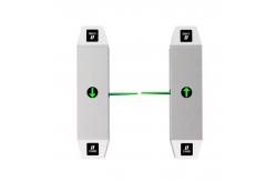 China Face Recognition Access Control System Retractable Wing Flap Harga Barrier Gate supplier