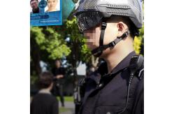 China Rapid Emergency Response Smart Infrared Helmet Quick Temperature Check Intelligent supplier