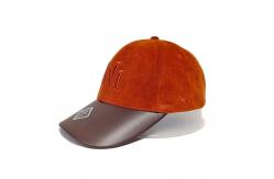 China Private Label 3d Embroidered Baseball Cap PU Brim Polyester Material supplier