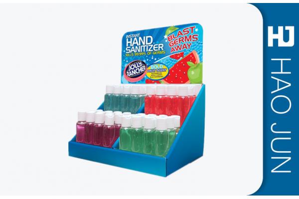2017 Customized CMYK Printing counter Cardboard Display Boxes For Hand Sanitizer