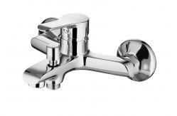 China CONNE Brass Wall Mounted Bath Shower Mixer Tap Easy To Install supplier