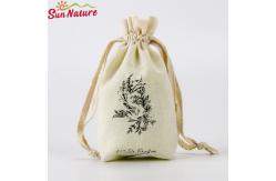 China Eco Packaging Solutions Organic Cotton Drawstring Bag For Perfume supplier
