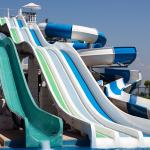 Adults Water Park Water Slide Customized Big Water Slides Eco Friendly for sale