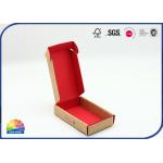 Reusable Thick E Flute Corrugated Mailer Box Matt Varnishing Kraft Paper Boxes for sale