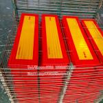 Acrylic Rear Reflective Plate Sticks Heavy Vehicle For Rear Reflective Marker Board for sale