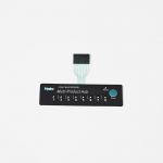 White Blue Backlit Membrane Switches DC 12V With Glossy Matte Surface for sale